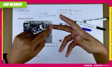 Na imagem do início do século xx, identifica-se um modelo produtivo cuja