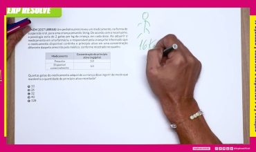 Um pediatra prescreveu um medicamento, na forma de suspensão oral, para