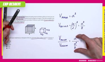 Determinada empresa fabrica blocos maciços no formato de um cubo de lado a, como