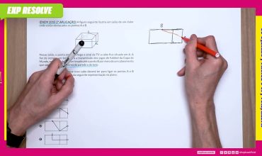 A figura seguinte ilustra um salão de um clube onde estão destacados os pontos a e b.