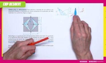Para decorar a fachada de um edifício, um arquiteto projetou a