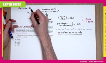 Em uma escola, a probabilidade de um aluno compreender e falar inglês é de 30%.
