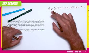 Os sistemas de cobrança dos serviços de táxi nas cidades a e b são