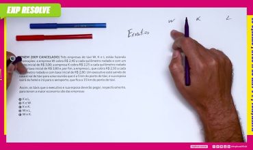 Três empresas de táxi w, k e l estão fazendo promoções: a empresa w cobra r$