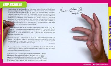 A cisterna é um recipiente utilizado para armazenar água