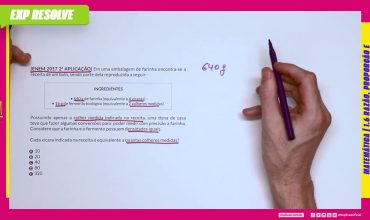 Em uma embalagem de farinha encontra-se a receita de um bolo