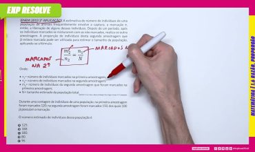 A estimativa do número de indivíduos de uma população de