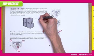 Em um jogo desenvolvido para uso no computador, objetos tridimensionais