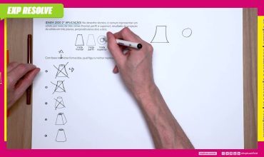 No desenho técnico, é comum representar um sólido por meio de três