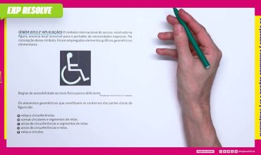 O símbolo internacional de acesso, mostrado na figura, anuncia local