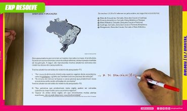 Dois pesquisadores percorreram os trajetos marcados no mapa. a