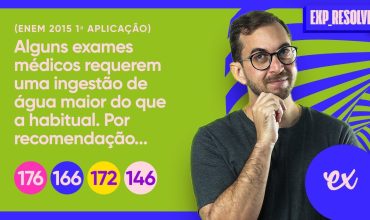 Alguns exames médicos requerem uma ingestão de água maior do