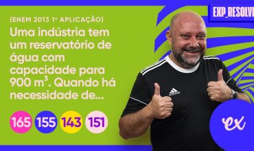 Uma indústria tem um reservatório de água com capacidade