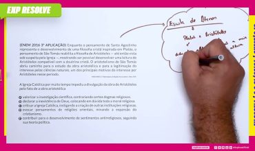 Enquanto o pensamento de santo agostinho representa o desenvolvimento de uma