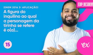 A figura do inquilino ao qual a personagem da tirinha se refere é o(a)