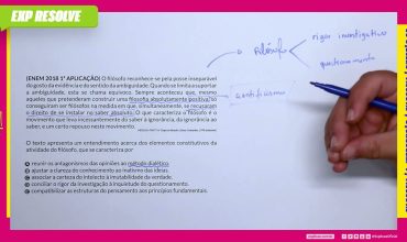 O filósofo reconhece-se pela posse inseparável do gosto da evidência