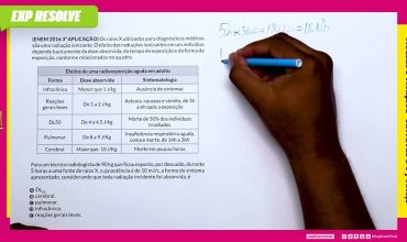 Os raios x utilizados para diagnósticos médicos são uma radiação