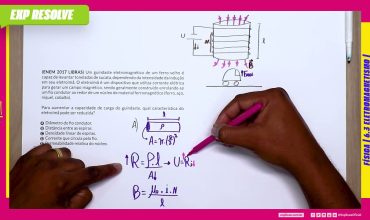 Um guindaste eletromagnético de um ferro-velho é capaz de levantar