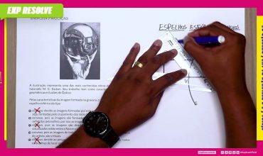 A ilustração representa uma das mais conhecidas obras do artista gráfico(….) | reflexão da luz