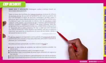 Embalagens usadas e resíduos devem