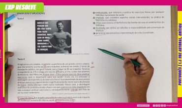 O segundo texto, que propõe uma reflexão