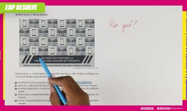 Nesse texto, a combinação de elementos verbais e não verbais configura-se