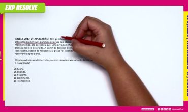 Um geneticista observou que determinada plantação era sensível a um tipo de