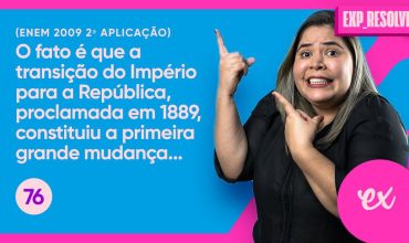 O fato é que a transição do império para a república, proclamada em