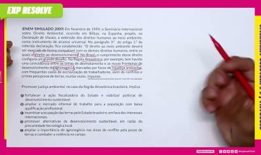 Em fevereiro de 1999, o seminário internacional sobre direito ambiental