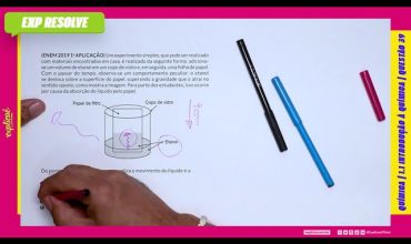 Um experimento simples, que pode ser realizado com materiais encontrados