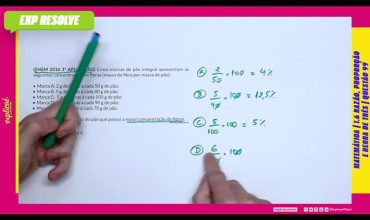 Cinco marcas de pão integral apresentam as seguintes